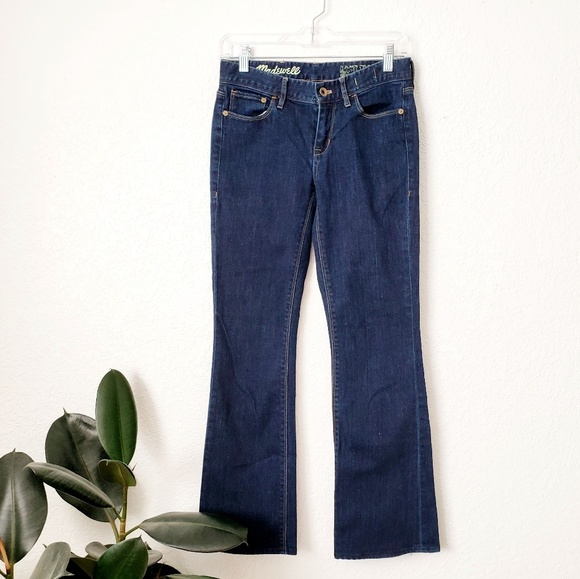 Madewell Denim - Madewell Bootlegger Dark Wash Boot Cut Jeans 857